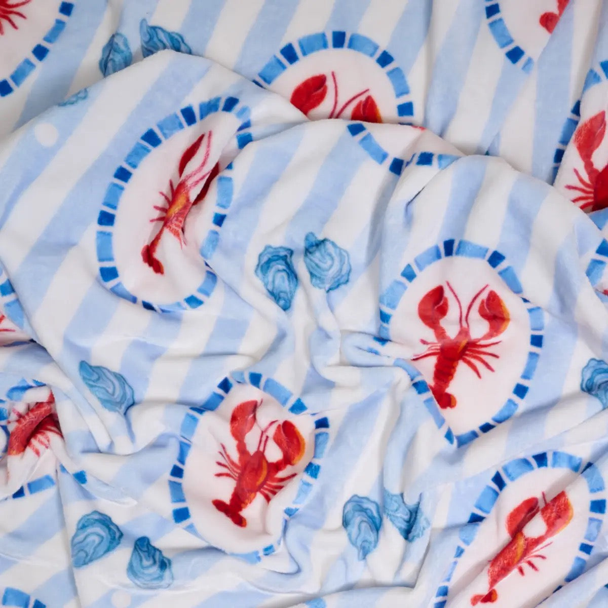 Crawfish Plush Blanket