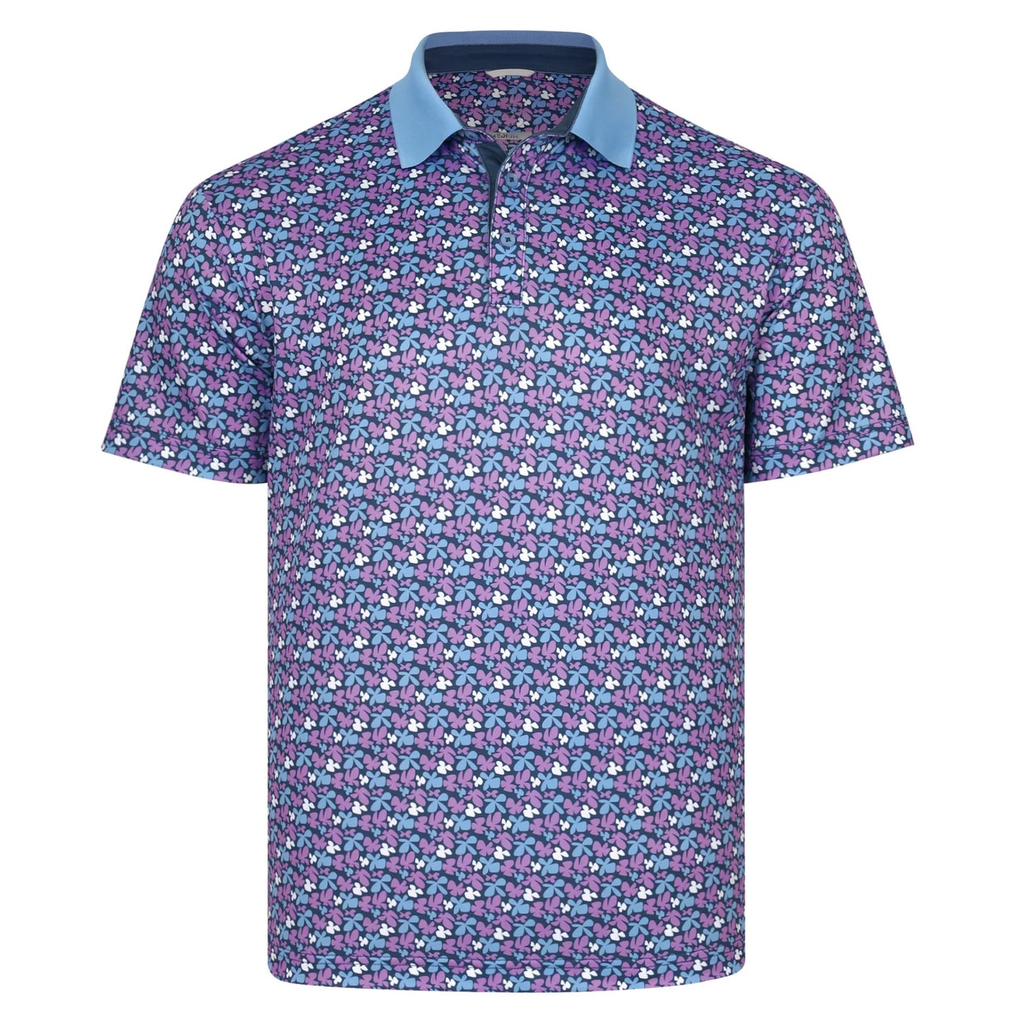 Swannies Mike V Polo Periwinkle