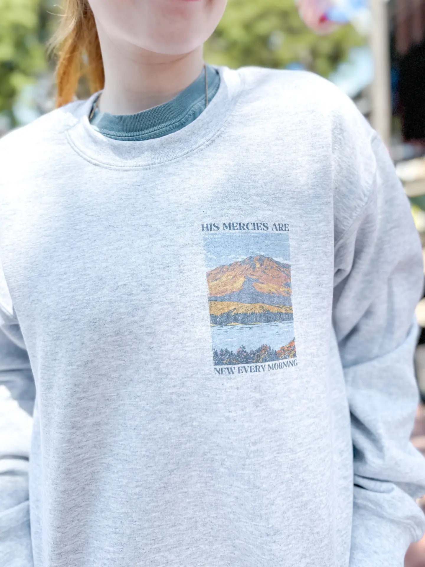 His Mercies Are New Crewneck Sweater