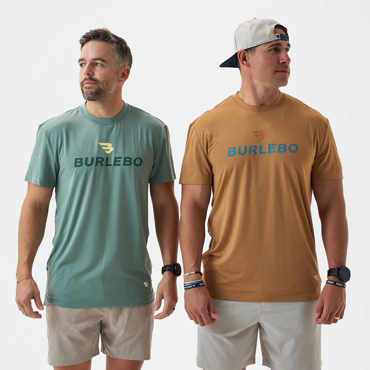 Burlebo Go To Tee Prepack - Flying B Logo - Brown & Sage