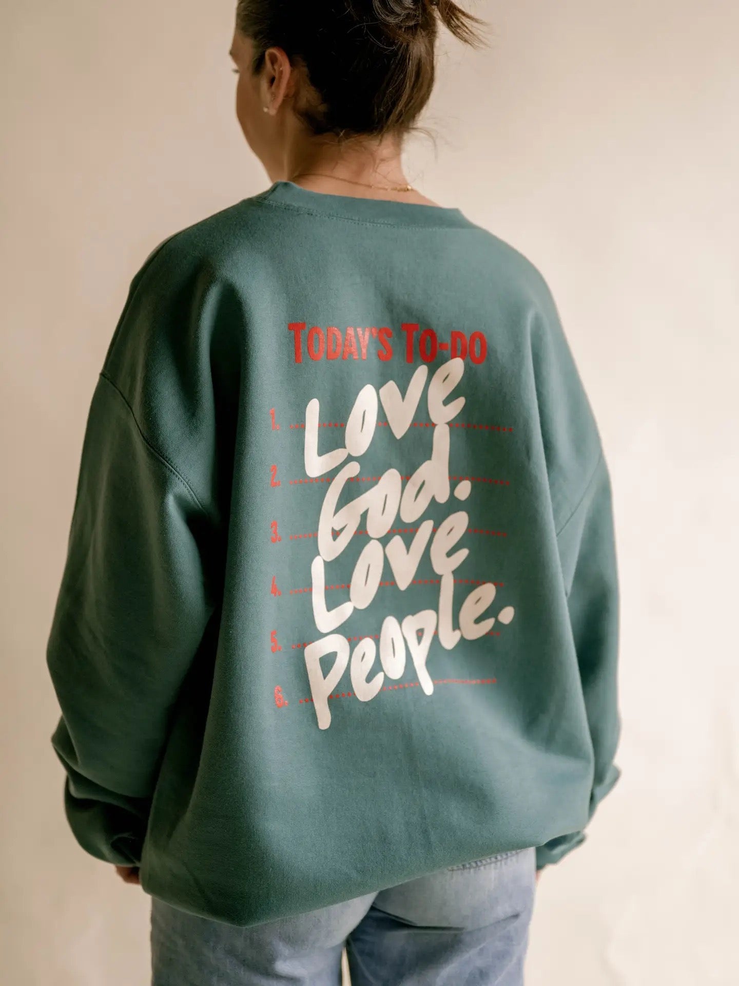 Love God Love People Sweater