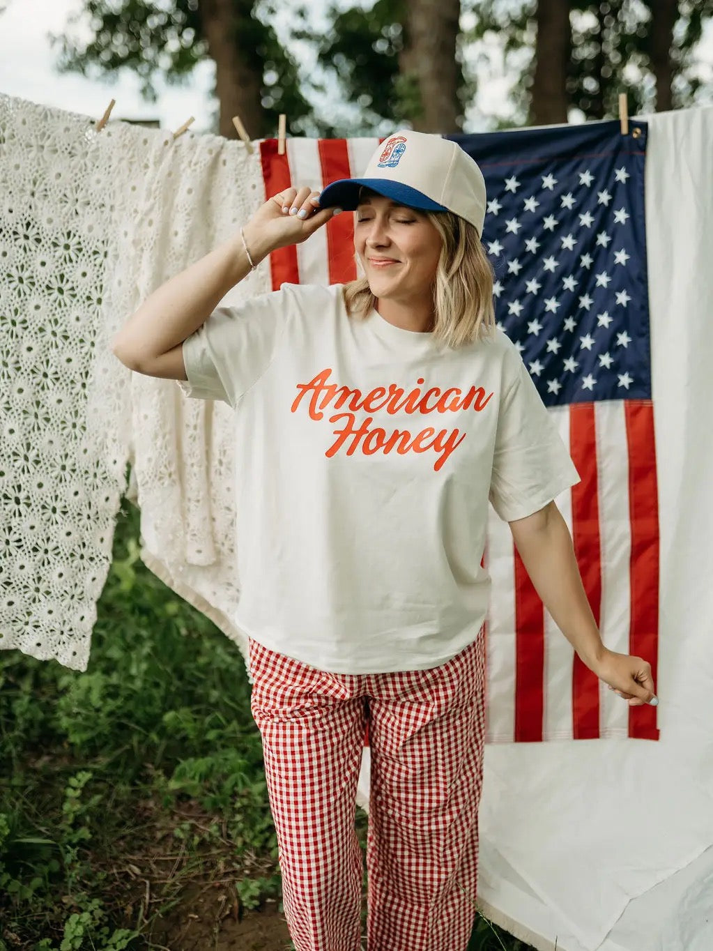 American Honey Cropped Tee