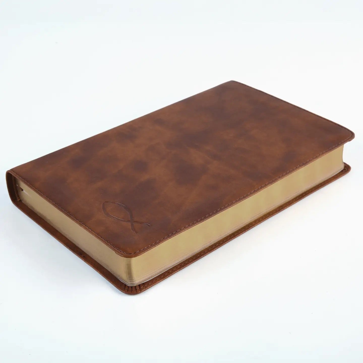 KJV Study Bible - Chesnut Brown Fish