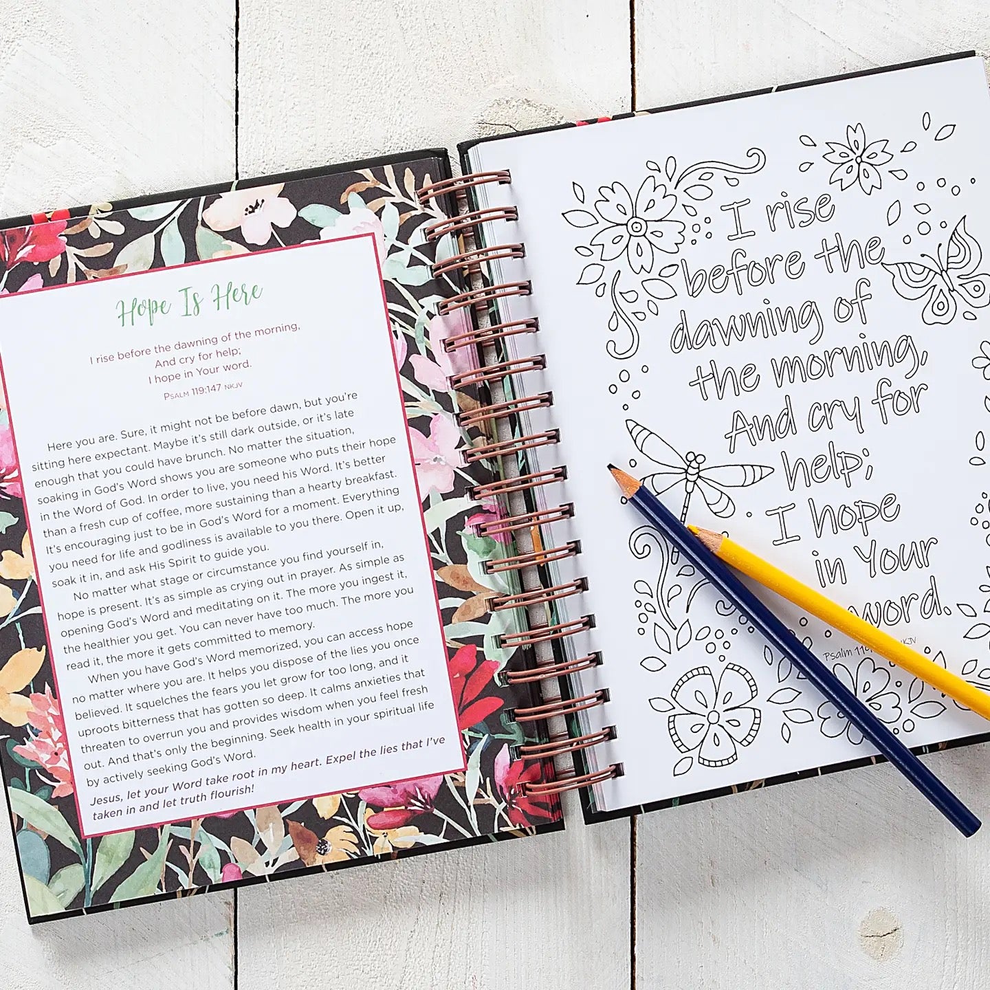Think on These Things Devotional Coloring Book