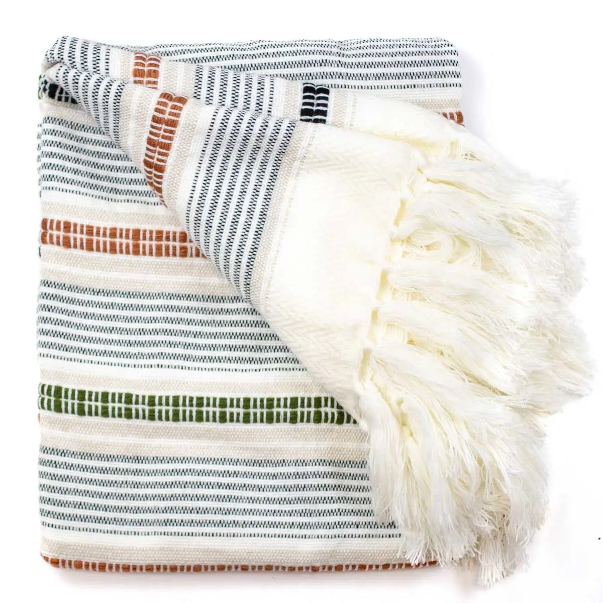 Melshire Throw Blanket Cream/Multi