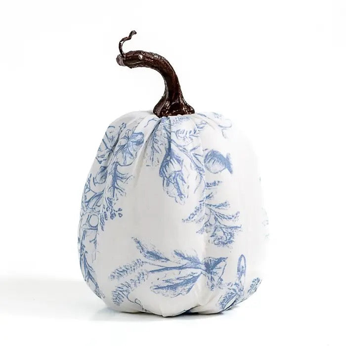 Cream & Blue Pumpkin - Small