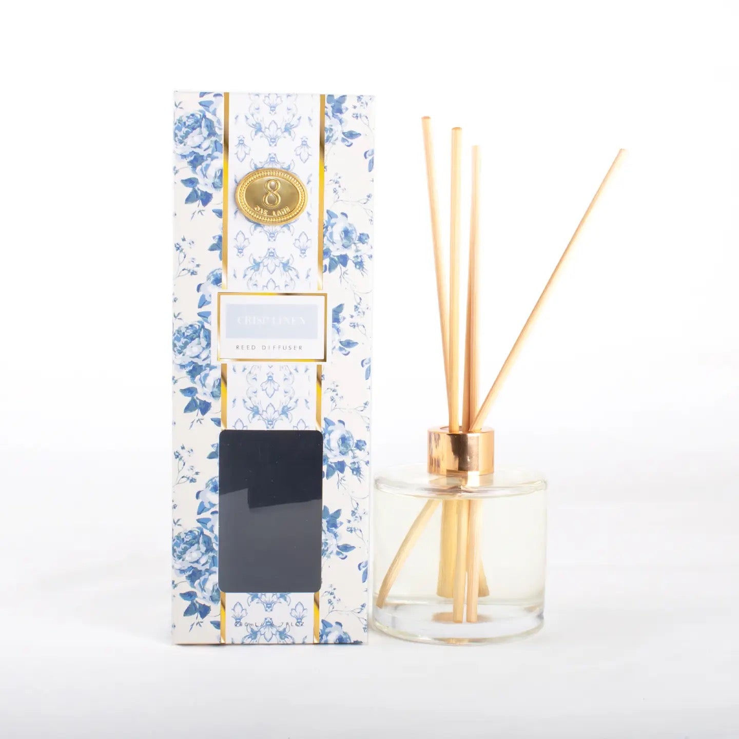 8 Oak Lane Crisp Linen Reed Diffuser