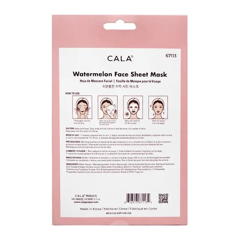 Watermelon 5 Sheet Face Mask