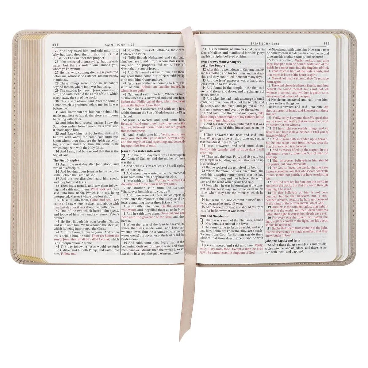 Taupe KJV Compact Bible