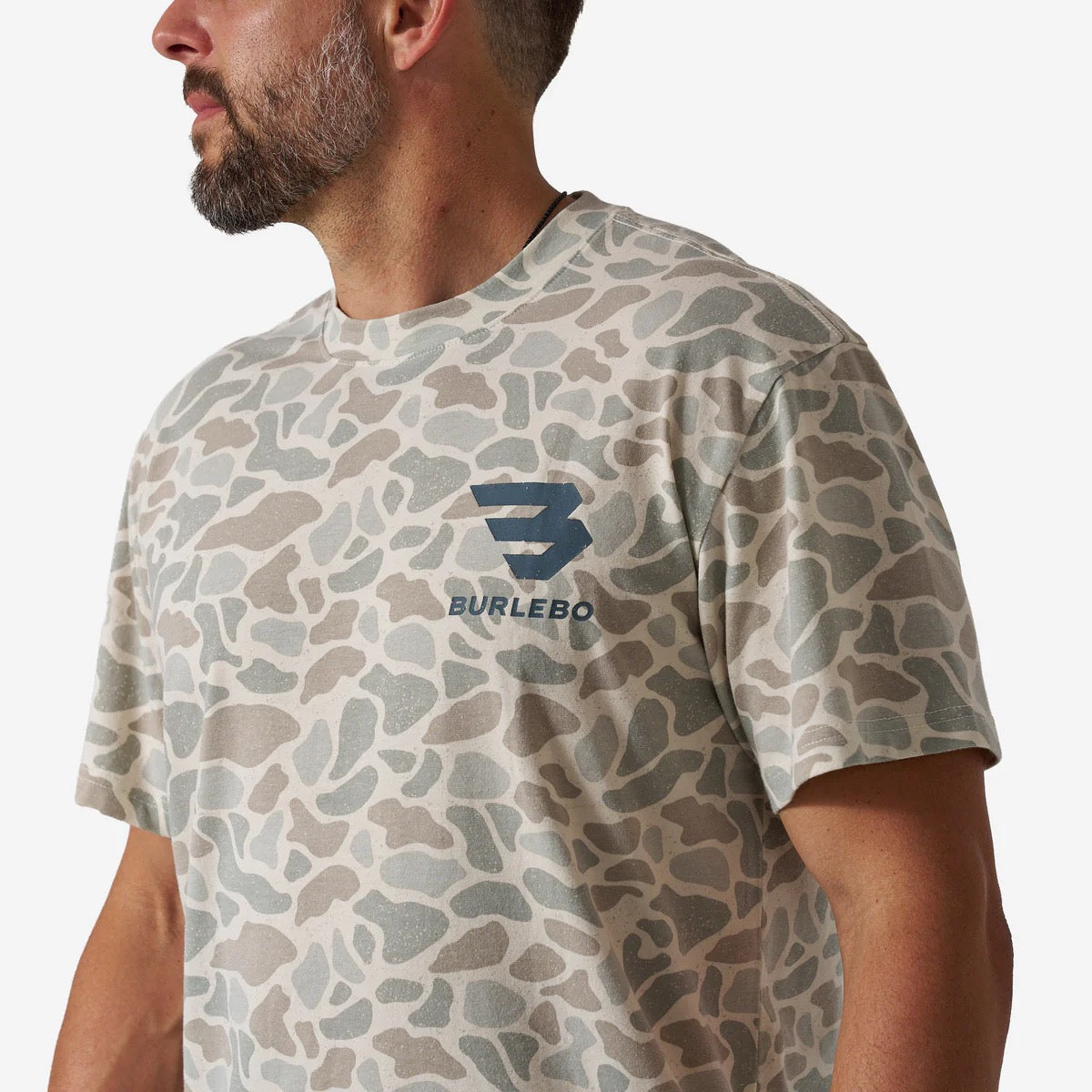 Burlebo Vintage Washed Tee - God's Glory - Classic Deer Camo