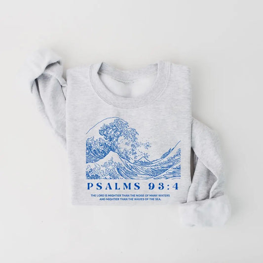 The Lord Is Mightier Than The Sea Pullover