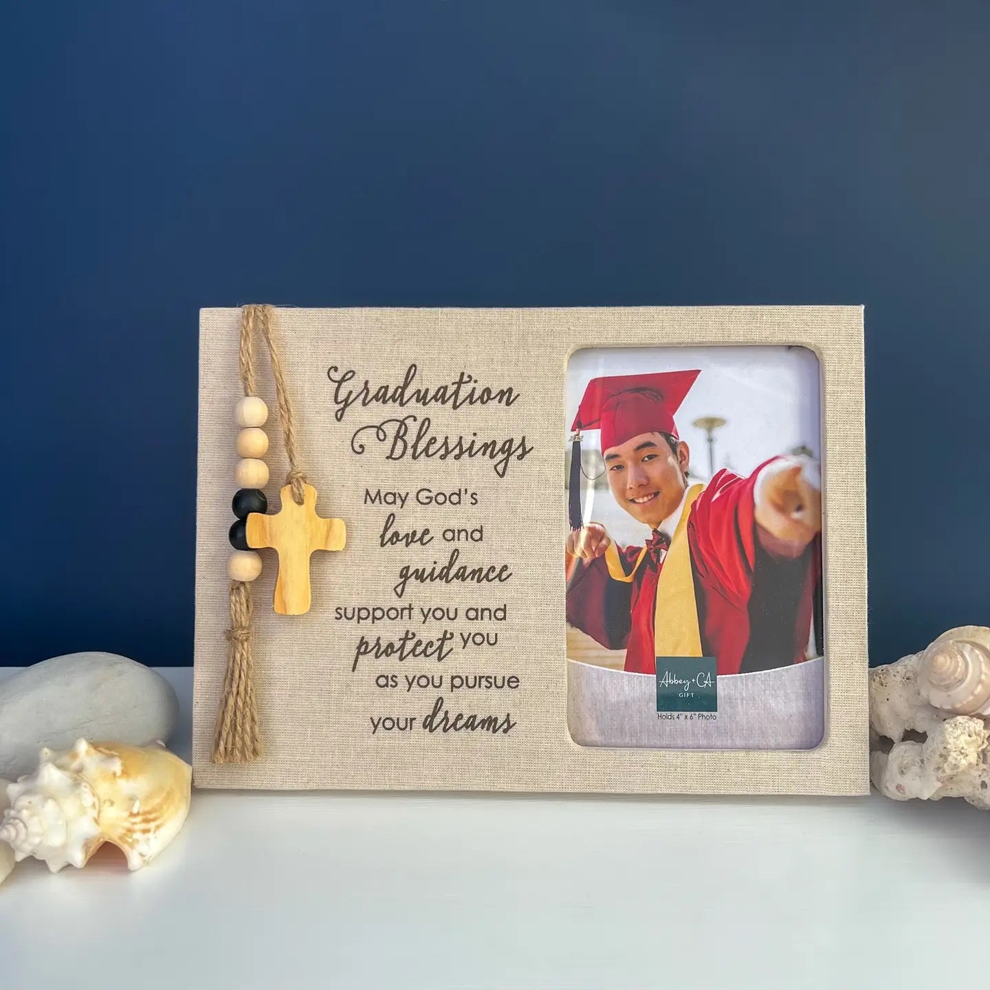 Graduation Blessing Fabric Frame
