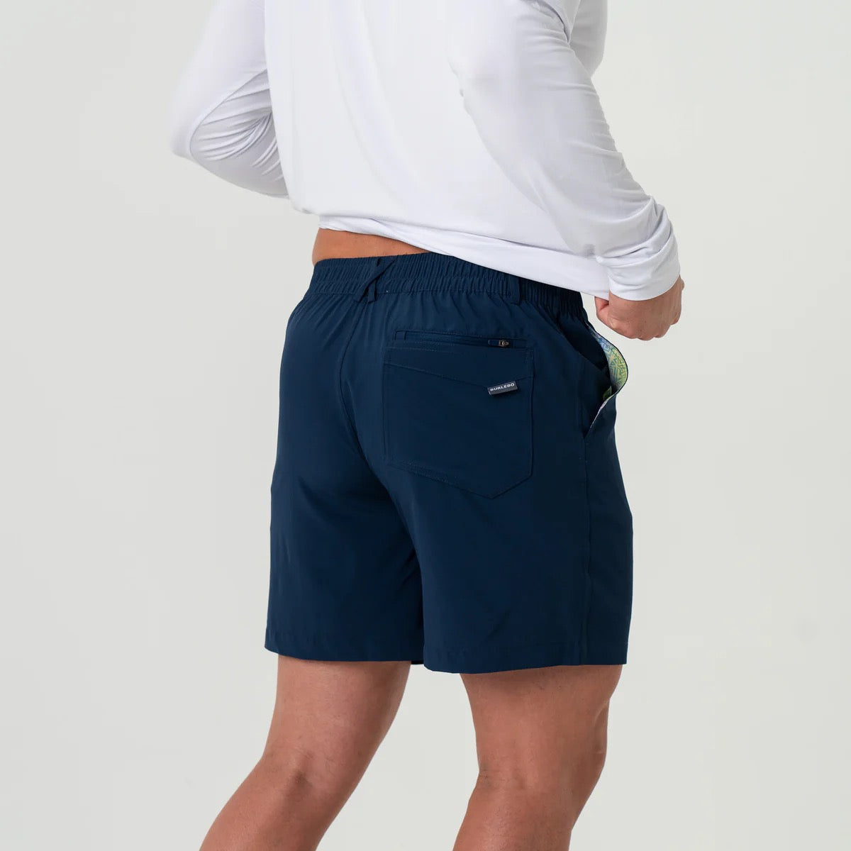 Burlebo Everyday Short Navy - Mayan Pocket 7"
