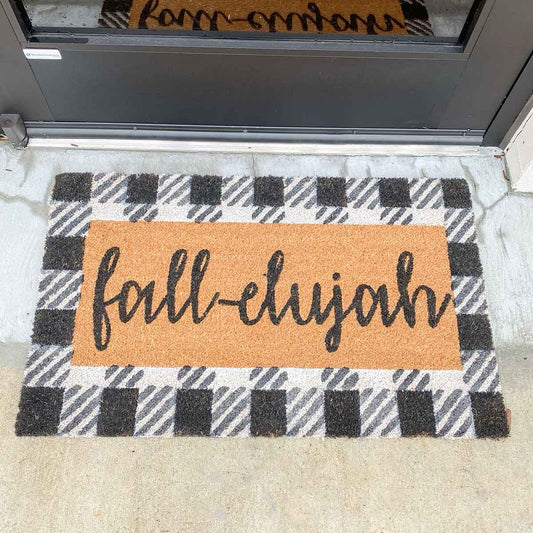Fall-elujah Door Mat