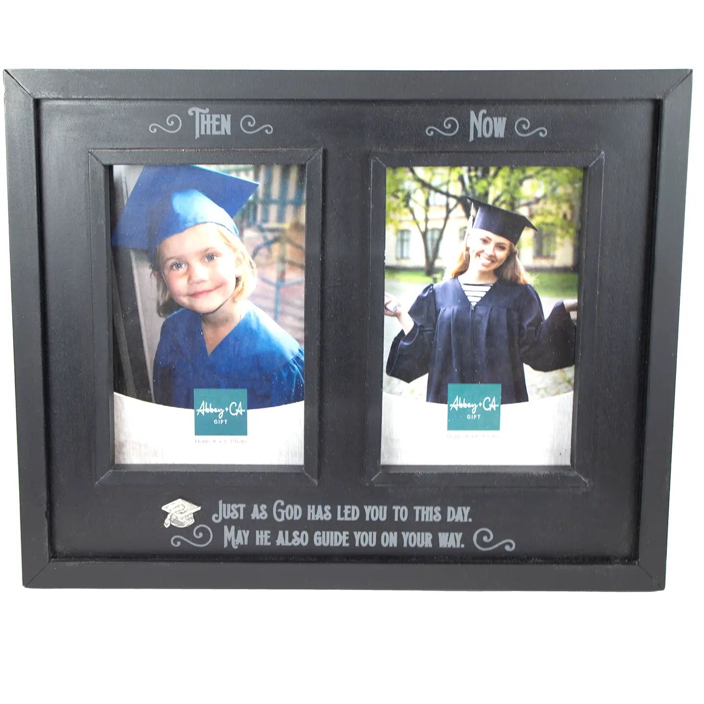 Graduation Then and Now Frame