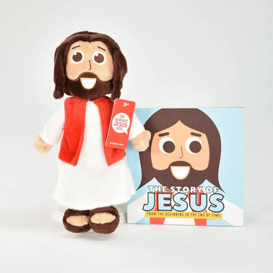 Mini Jesus Doll + Story of Jesus Book