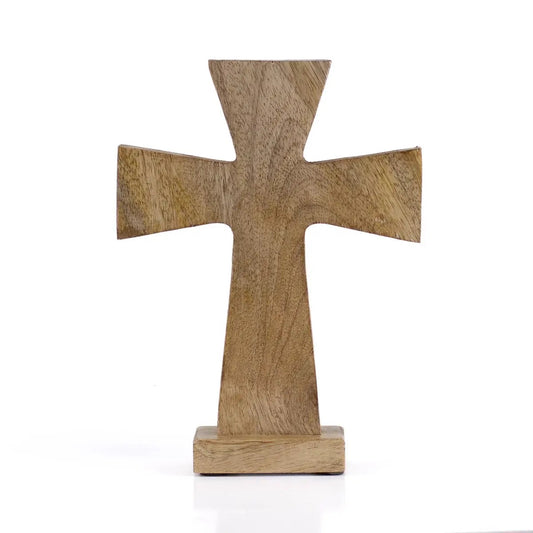 James Natural Wood Cross 7.25x10