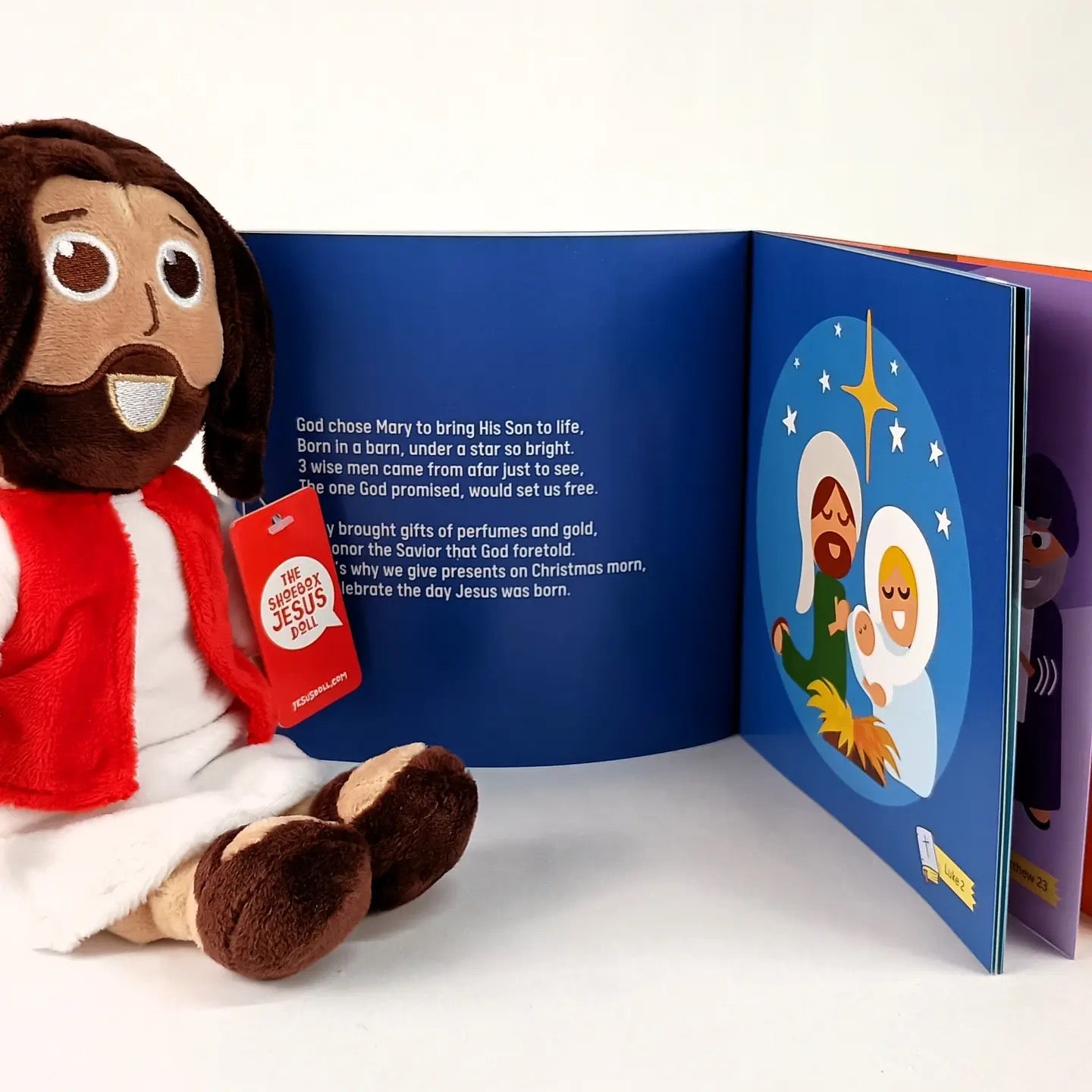 Mini Jesus Doll + Story of Jesus Book