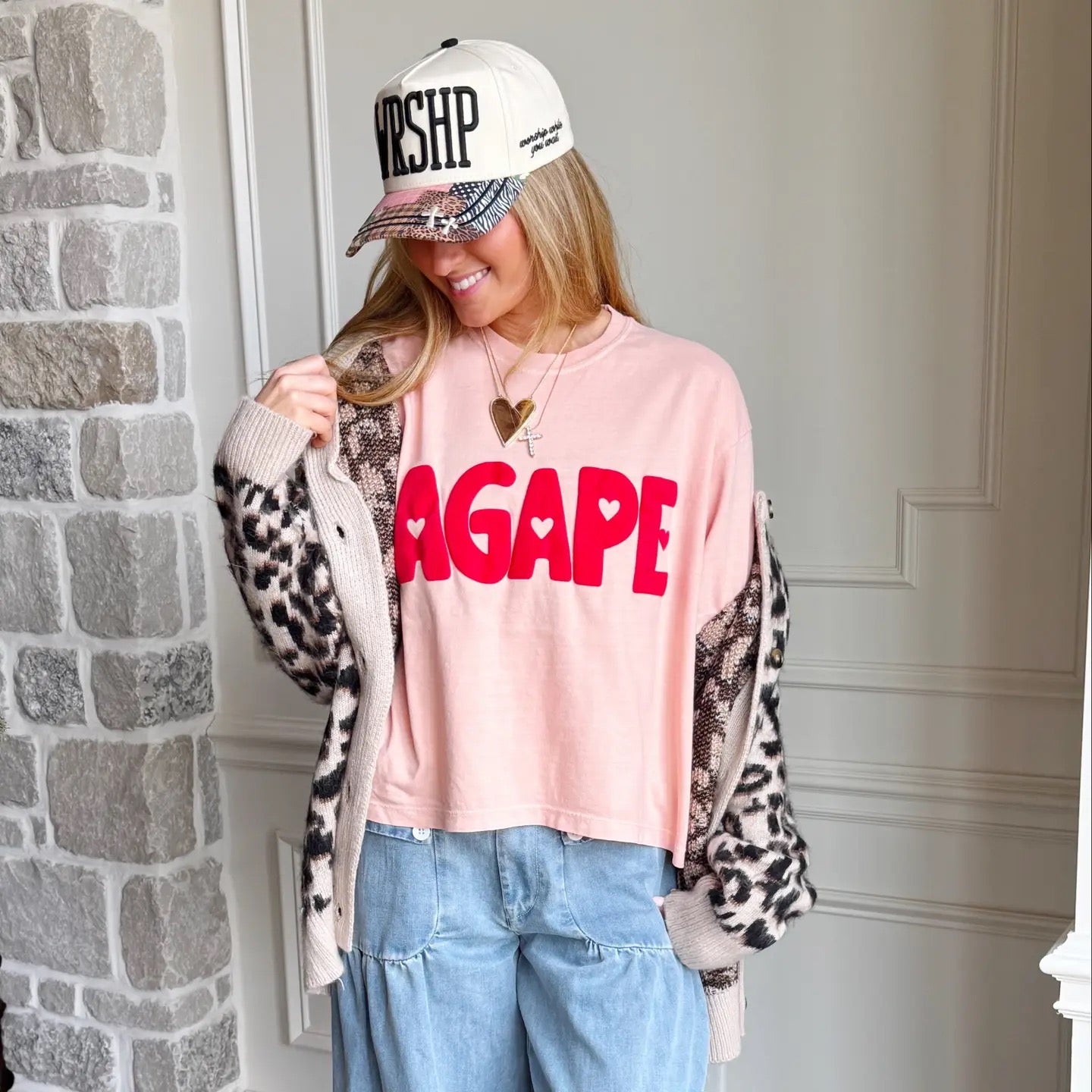 Agape Crop Tee