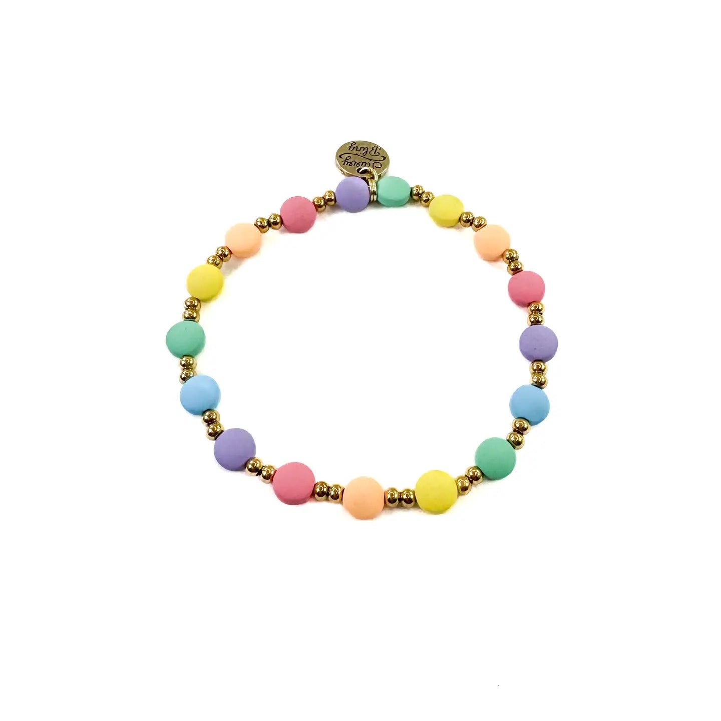 Pastel Disc Bracelet
