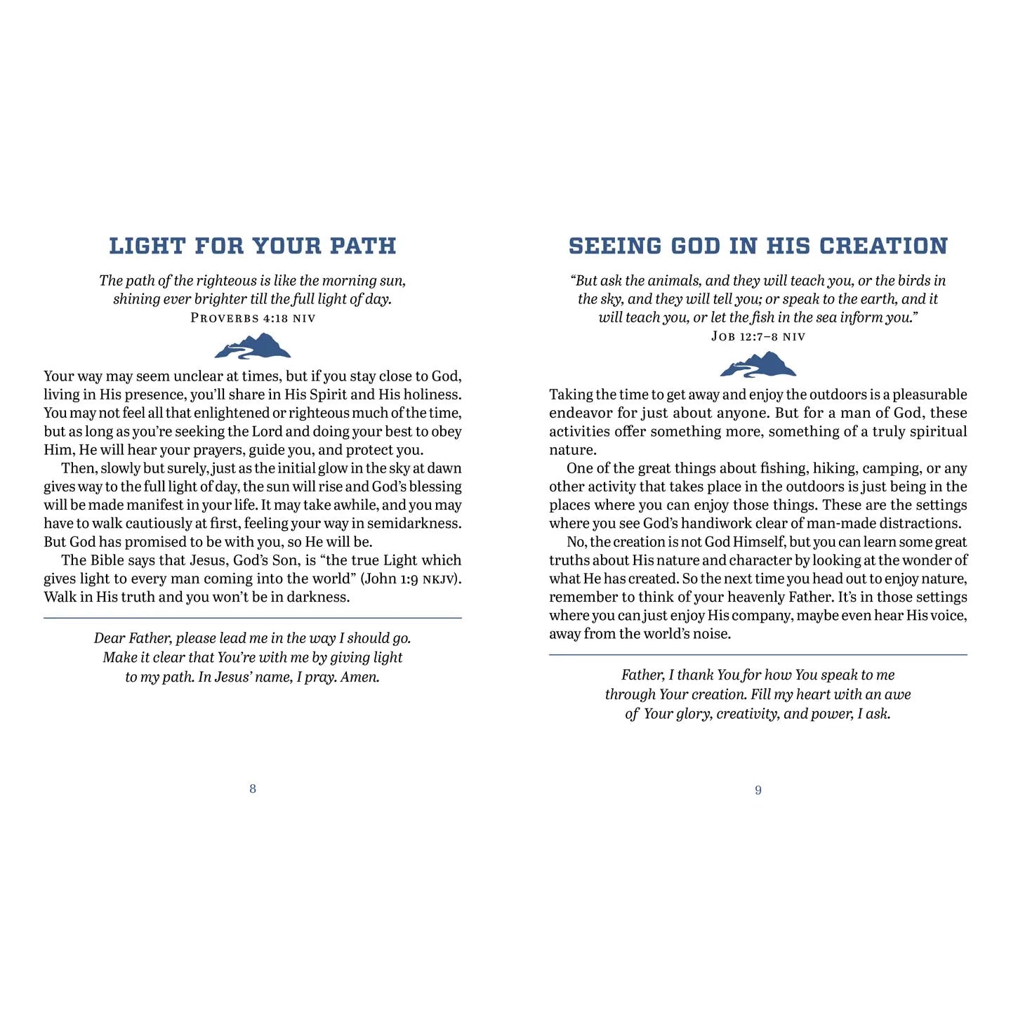 3-Minute Devotions for Men Large Print