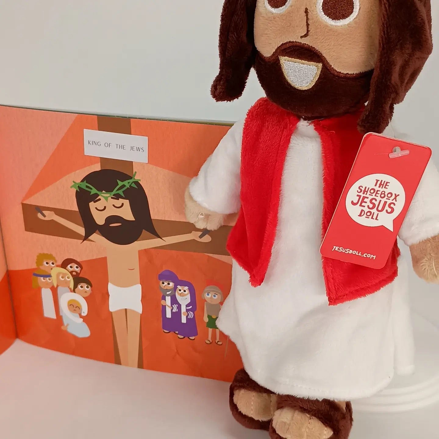 Mini Jesus Doll + Story of Jesus Book