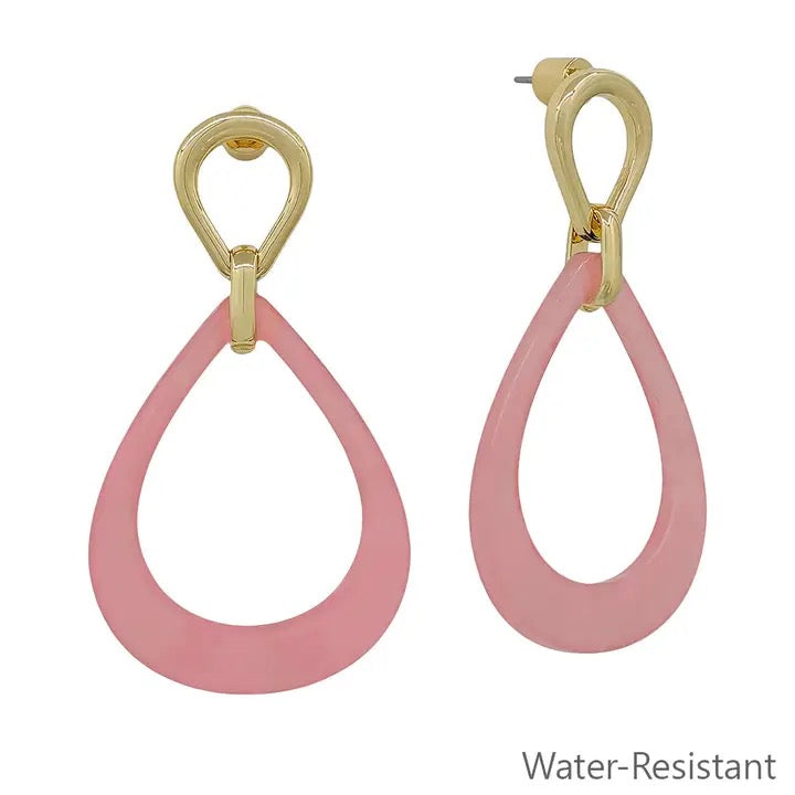 Open Teardrop Earring