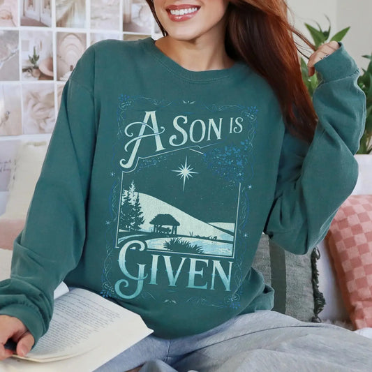 A Son Is Given Long Sleeve Tee