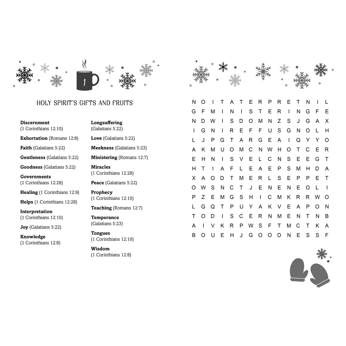 Cozy Bible Word Searches