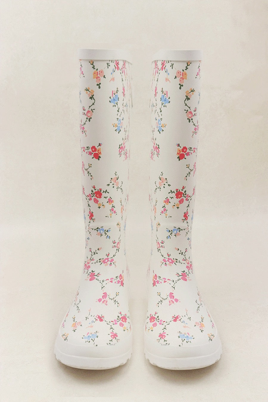 Floral Rain Boots