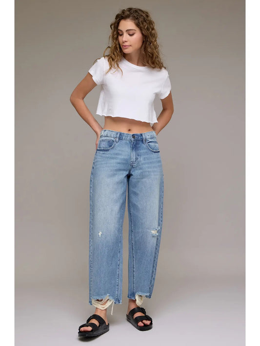 Hidden Medium Light Low Slung Baggy Jeans