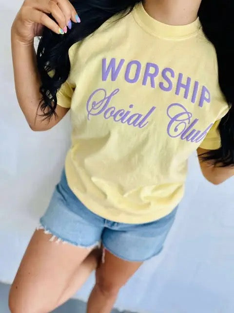 Worship Social Club Tee