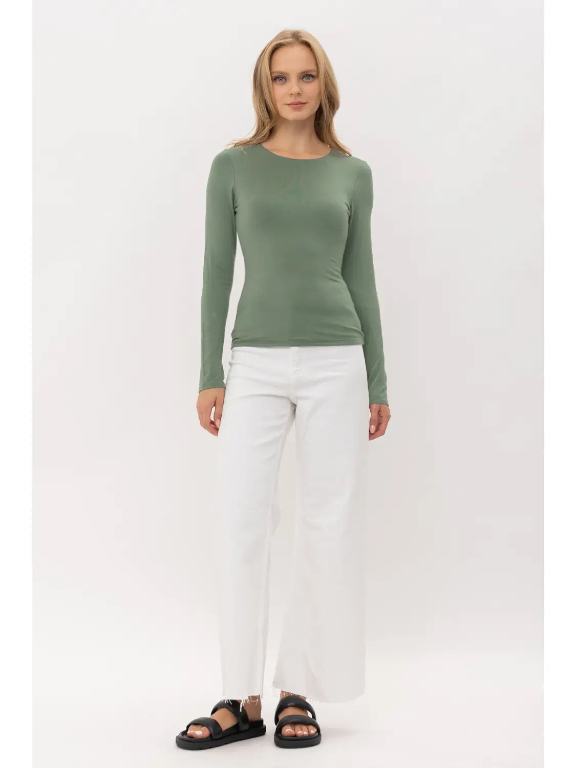 Everyday Fitted Long Sleeve Top