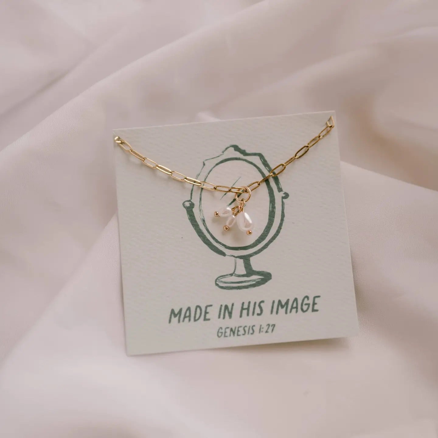 Made In His Image Charm Necklace