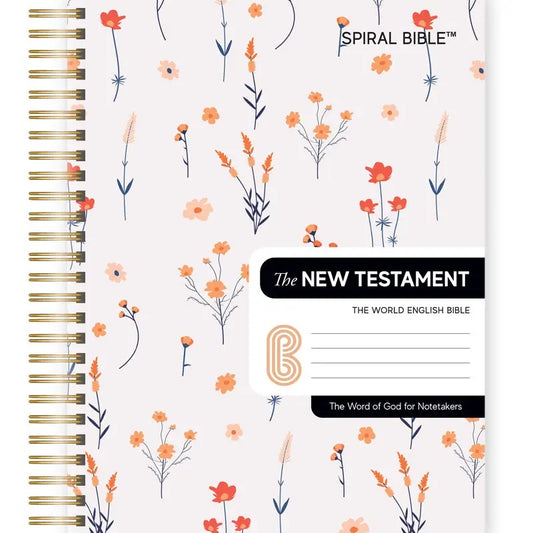 ESV New Testament Floral Spiral Bible