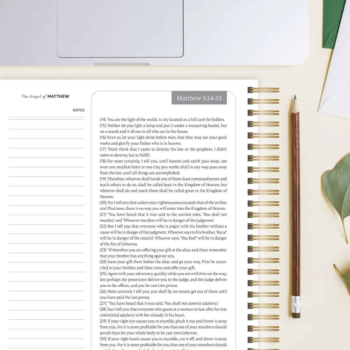 ESV New Testament Floral Spiral Bible