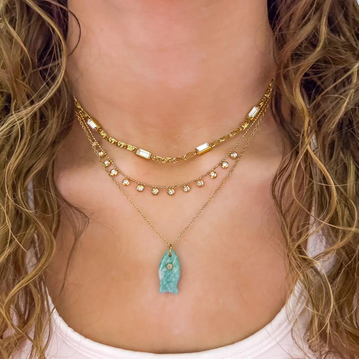 Coastal Fish Necklace
