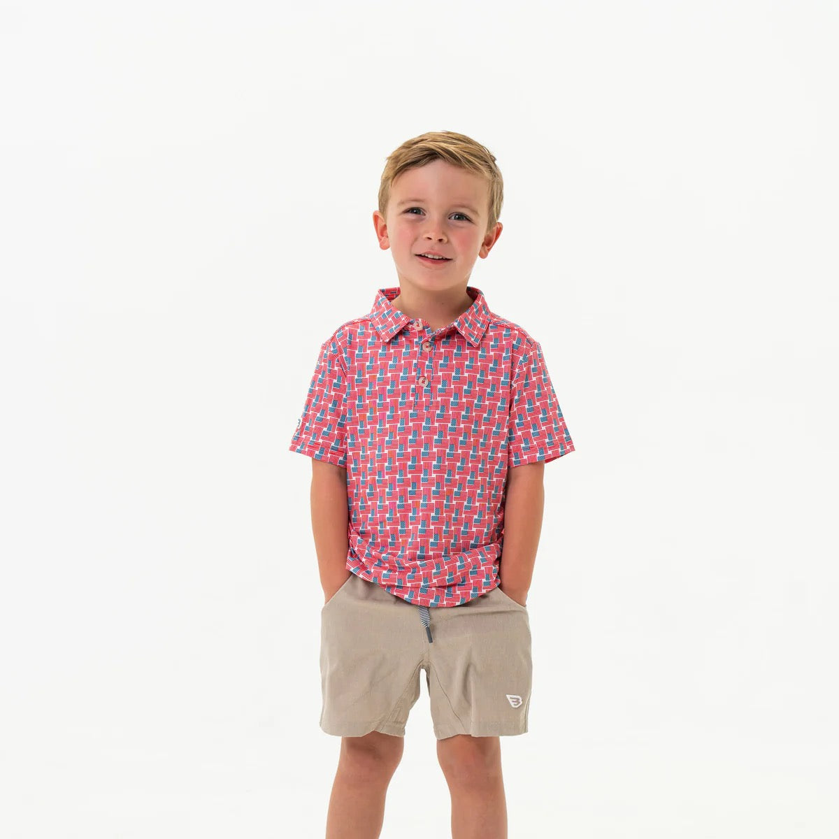Burlebo Youth Polo - American Flag