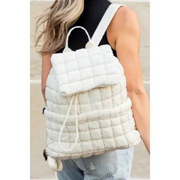 Quilted Puffer Backpack