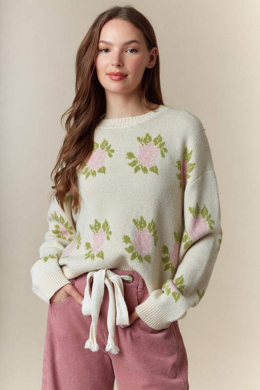 Rose Sweater Top