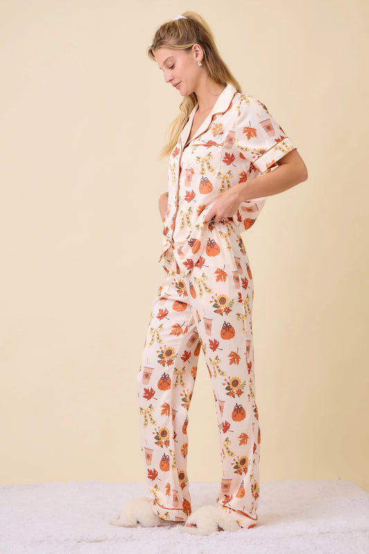 Pumpkin Spice Latte PJ Set