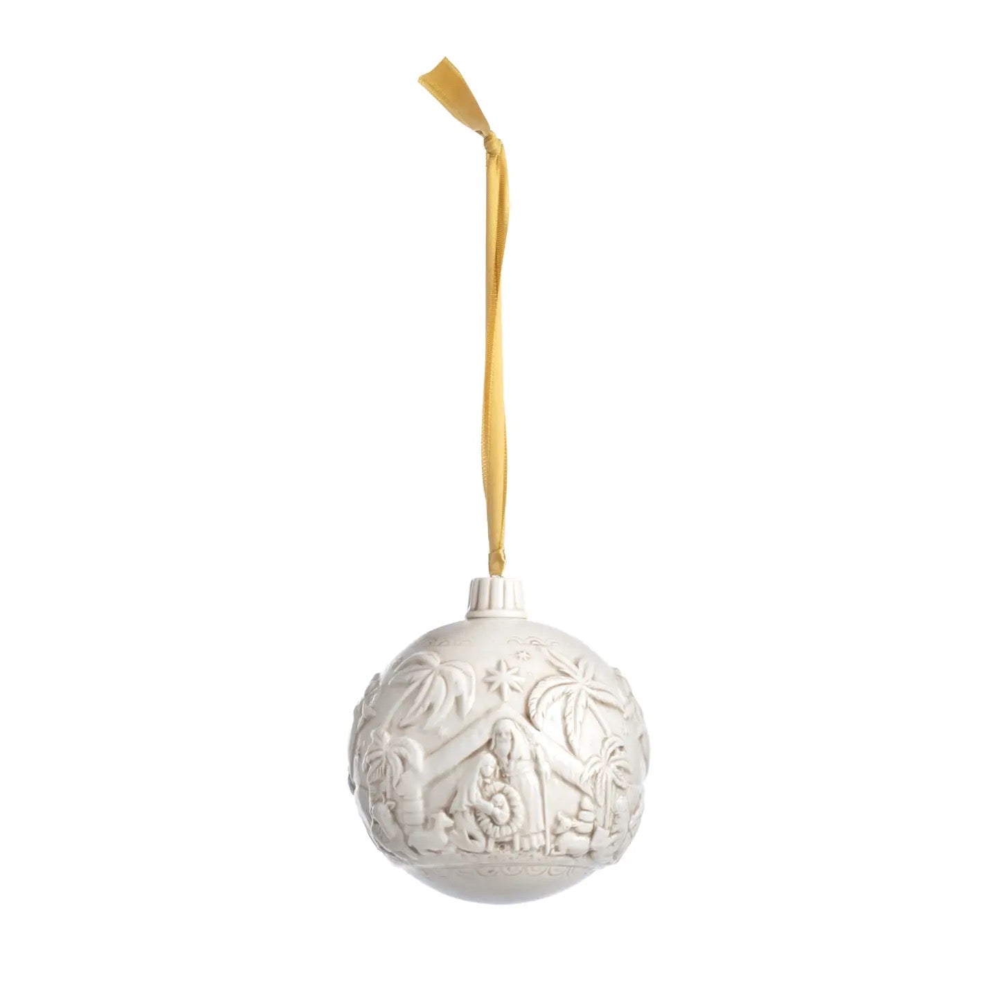 Christmas Nativity Journey Ceramic Ornament