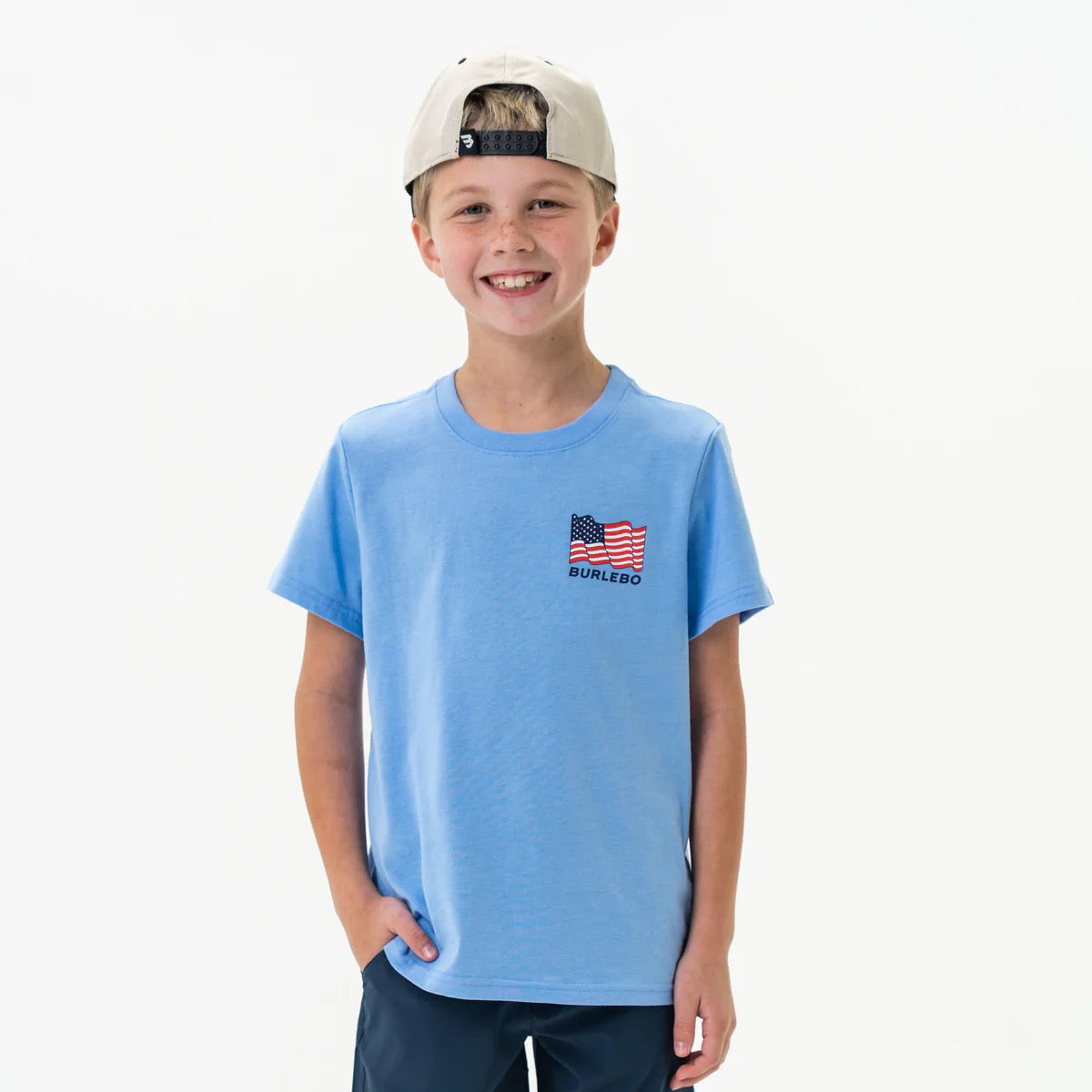 Burlebo Youth Short Sleeve Tee - Camo Beach Cruiser