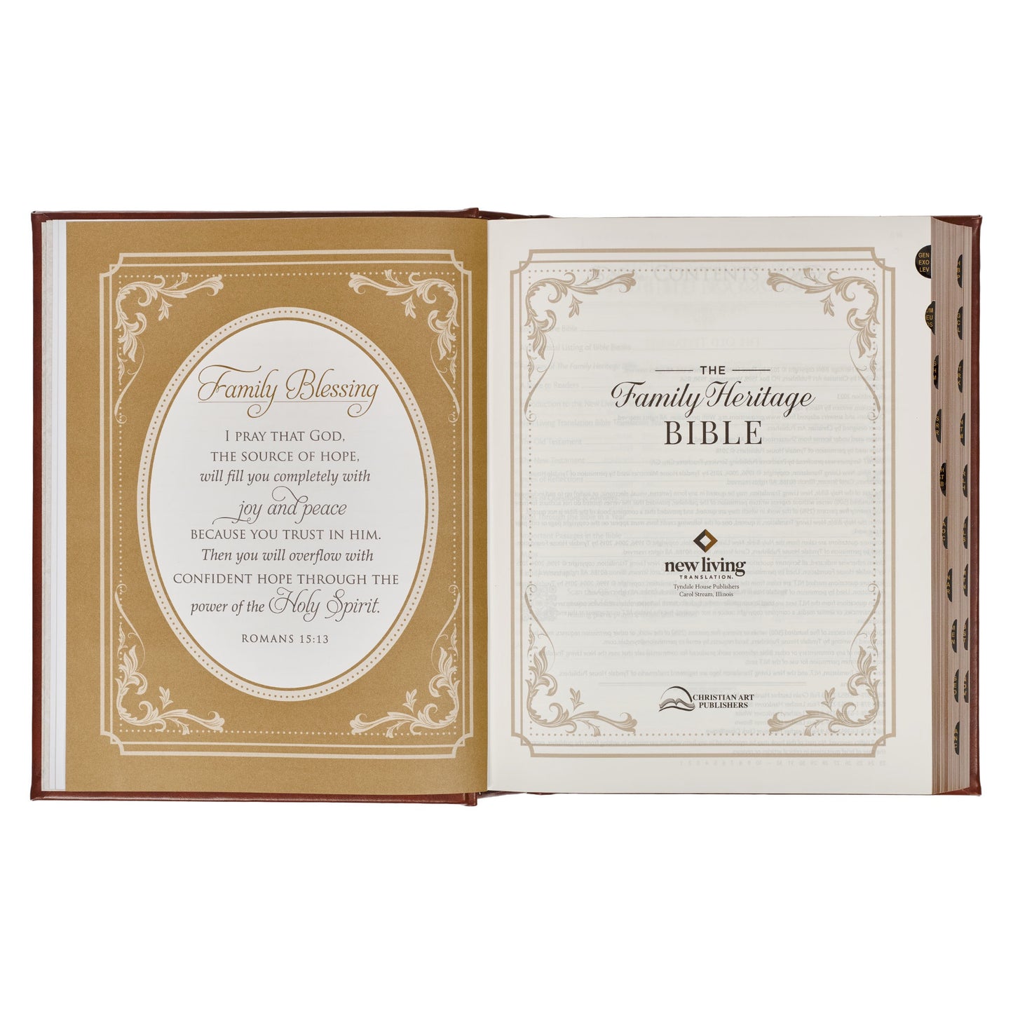 NLT Family Heritage Bible Hardcover