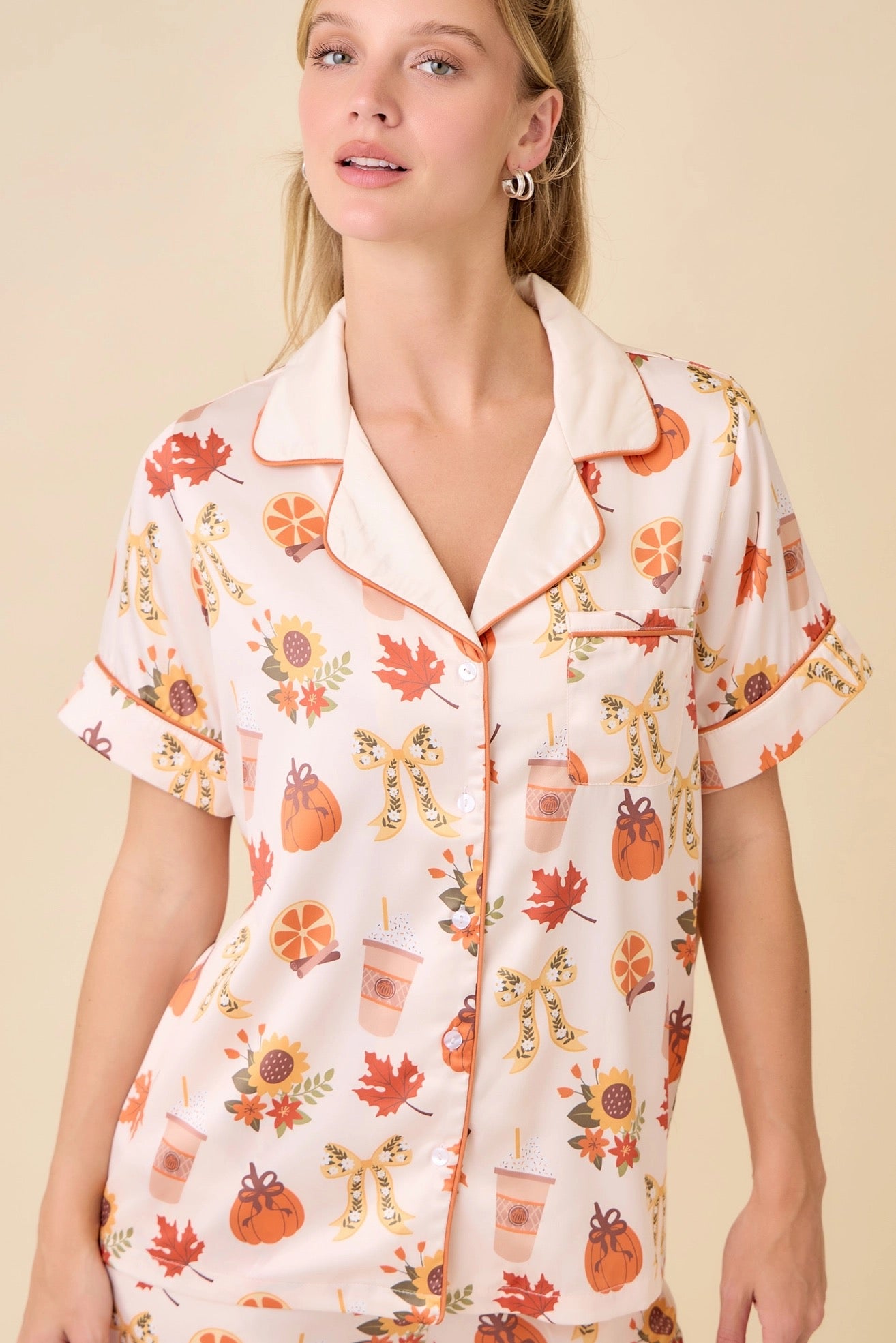 Pumpkin Spice Latte PJ Set