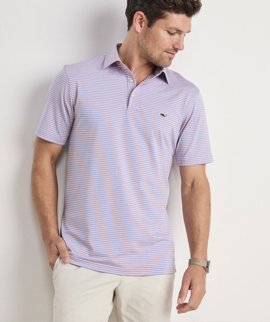 Vineyard Vines Bradley Stripe Sankaty Polo