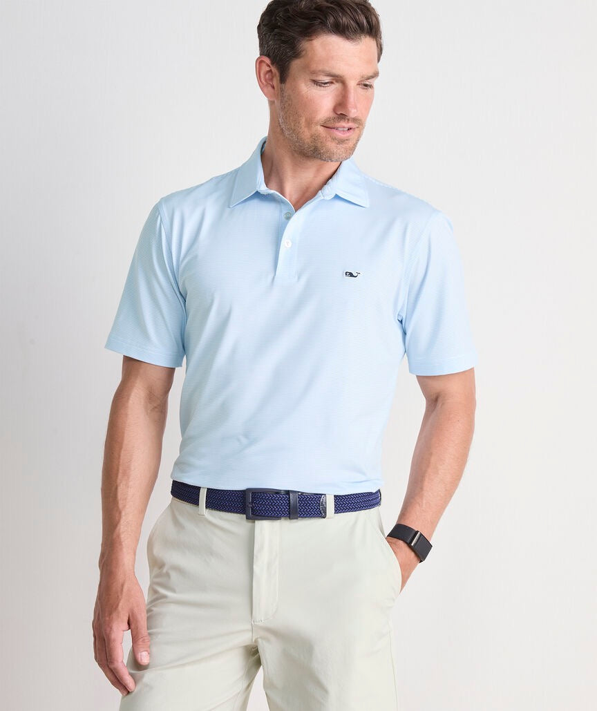 Vineyard Vines St. Jean Stripe Sankaty Polo