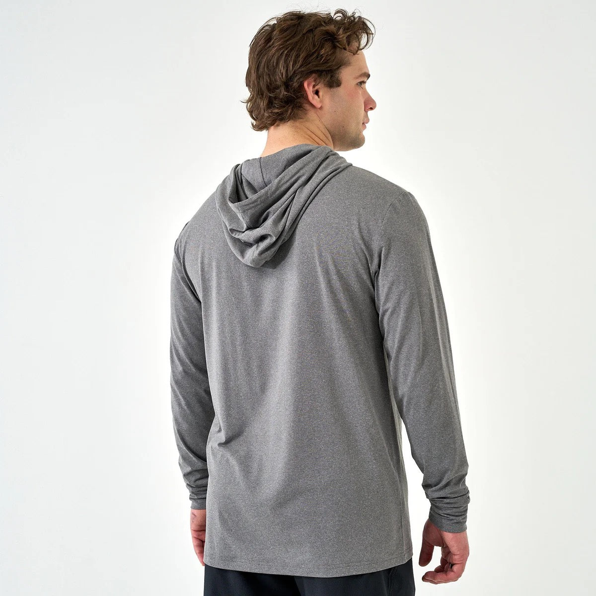 Burlebo Heather Grey Performance Hoodie