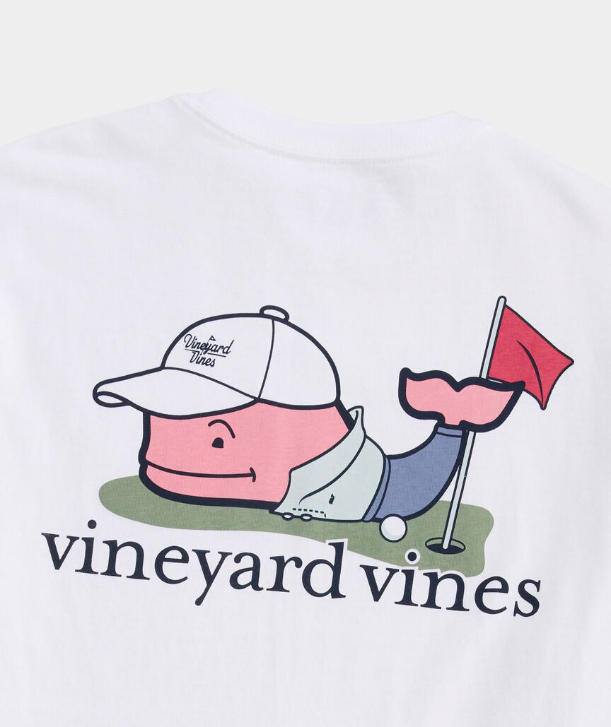 Vineyard Vines Golfer Whale Pocket Tee