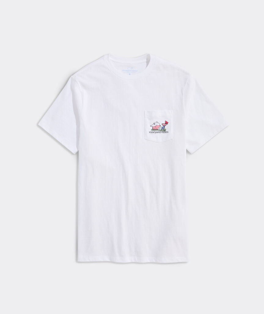 Vineyard Vines Golfer Whale Pocket Tee